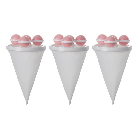 Washing Machine Float Filter Bag, Laundry Hair Remover Cleaning Decontamination Ball, Reusable Lint Trap for Pet Hair and Lint, Clothes Wash Ball for Cleaner Laundry,3pc