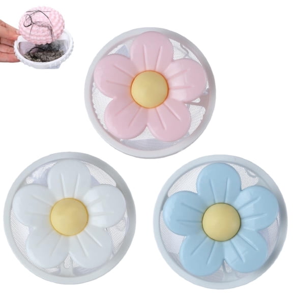 Washing Machine Hair Filter Bag, Reusable Floating Mesh Lint Catcher for Pet Hair