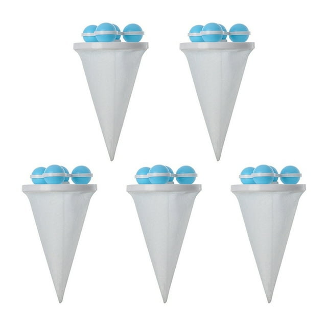 Washing Machine Hair Filter Cleaning Mesh Bag,Blue