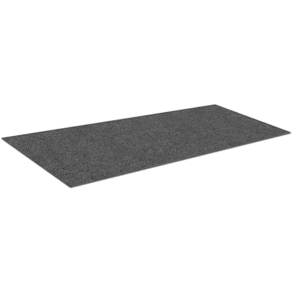 9 mm Extra Thickened 63 X 36 in Washer and Dryer Mats for Floor, High-Density Polyester Fiber Washing Machine Mat with Rubber Backing, Non-Slip Shock Absorbing Water Absorbing Trimable (Dark Grey)
