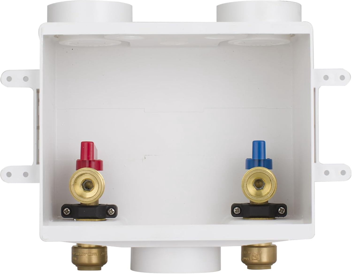 Outlet Box Threaded Washing Machine Outlet Box,1/2 Inch Push-fit Inlet Connection,3/4 Inch ...