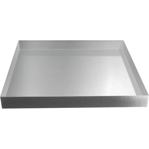 Washing Machine Pan,32''x32''x2.5'' Stainless Steel Washer Machine Pan,Washing Machine Tray for Floor Protection,Washer Drip Tray No Hole