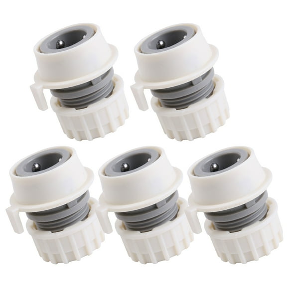 Washing Machine Portable Adapter Hose Quick Connect Inlet Dishwasher Multipurpose Plastic 5 Pcs