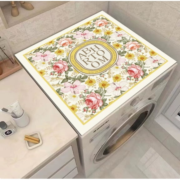 Washing Machine Protection Mat, Anti-slip And Shock-proof Mat 2.5mm Diatom Mud Protection Floor Moisture-proof Mat 50*60cm