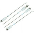 thumbnail image 1 of Washing Machine Replacement Hanging Rods with Shock Absorption Feature, (Bending Hook), Washing Machine Hanging Rods, Shock Absorption Rods, Washer Rod Replacement, Laundry Rod, Washer Parts, 1 of 6