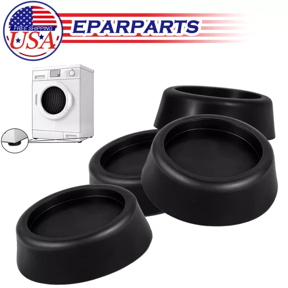 Washing Machine Rubber Feet Pads For Laundry Washer & Dryer Noise Reduce Jb6368