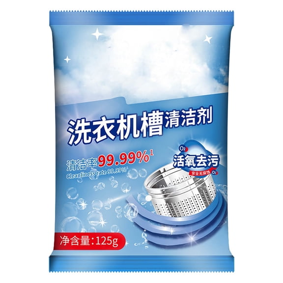 Washing Machine Tank Cleaner - Washer Machine Cleaner Powder for Front Loader & Top Load Washer, Septic Safe Deep Cleaning Residue & Odor Eliminator