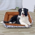 thumbnail image 1 of Washing Machine Washable Dog Bed,Breathable Rectangle Sleeping Beds for Small Medium Large Dogs Cats Puppy Pets, Durable Supportive Pet Mattress with with Anti-Slip Bottom, 1 of 6