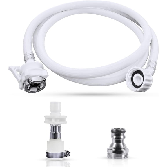 Washing Machine Water Inlet Hose, (Burst Proof) Water Connection Inlet  Lines,Accessories For Portable Washing Machine... (6.5 FT)
