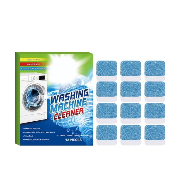 Washing Machines Cleaning Tablets - 12 Pieces Washer Cleaner For Laundry Tub Descaling And Deodorizing