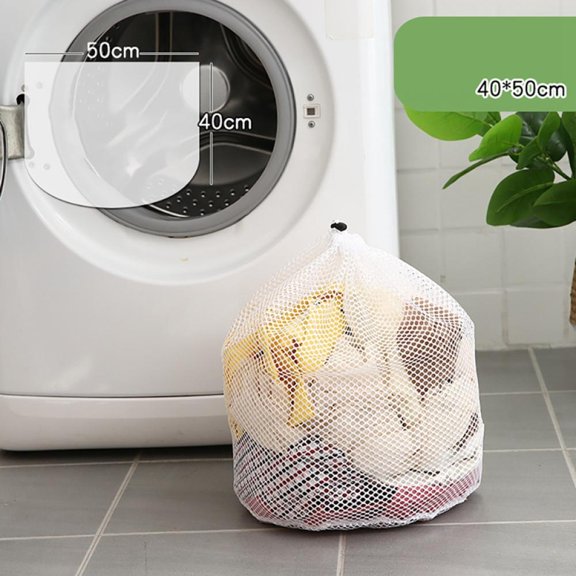 Washing Net Bags, Durable Coarse Mesh Laundry Bag With Lockable Drawstring, Laundry Net Bag for Clothing, Underwear, Socks, Blanket, Skirt and Pants