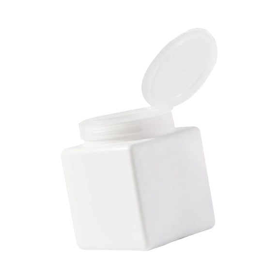 Washing Powder Container with Dustproof Lid White Laundry Beads Container Laundry Room Decor Modern 1000ml Laundry Room Container Square Jar