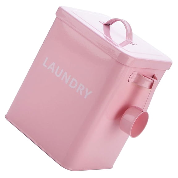 Washing Powder Storage Bucket Sander Appliance Rule Erase Pink