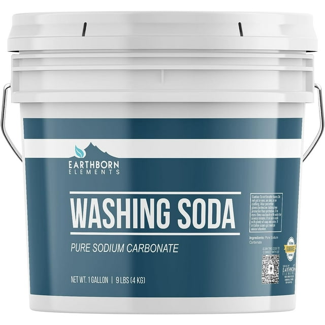 Washing Soda (1 Gallon), Soda Ash, Sodium Carbonate, NonToxic Laundry Booster