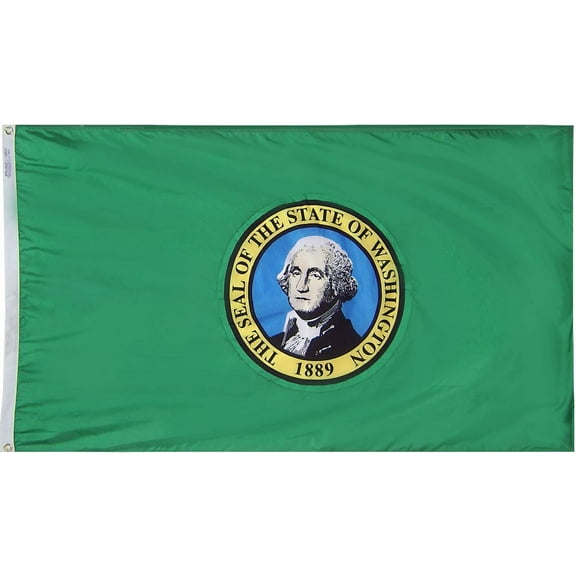 Washington - 2'X3' Nylon Flag (Double-Sided)