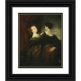 thumbnail image 1 of Washington Allston 20x24 Black Ornate Framed Double Matted Museum Art Print Titled: The Sisters (C. 1816-1817), 1 of 5