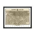 thumbnail image 1 of Washington Art, 1923 Vintage Map of Washington , DC History Wall Decor Gift, Old Washington Map - 24" x 18" Black Framed Print, 1 of 4