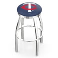 thumbnail image 1 of Minnesota Twins 30" Chrome Swivel Bar Stool, 1 of 2