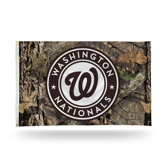 Washington Baseball Nationals Indoor Outdoor Camo Look 3x5 Banner Flag