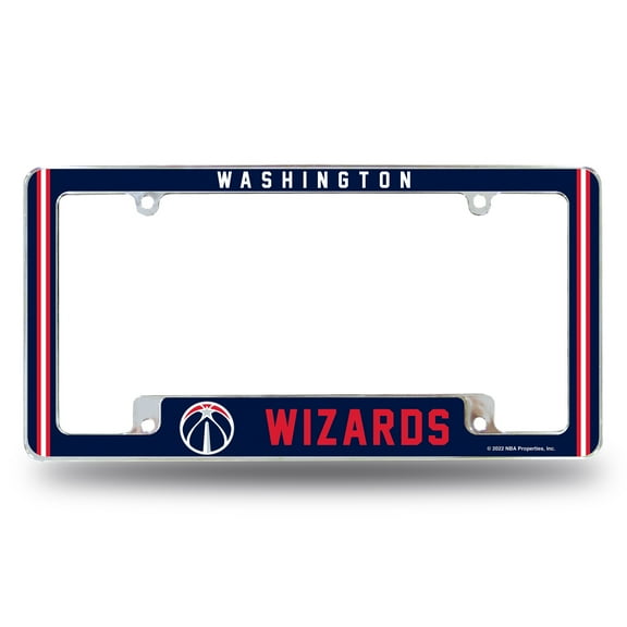 WIZARDS ALTERNATE DESIGN ALL OVER CHROME FRAME