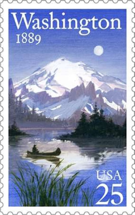 Washington Canvas Art - US POSTAL SERVICE (12 x 18)