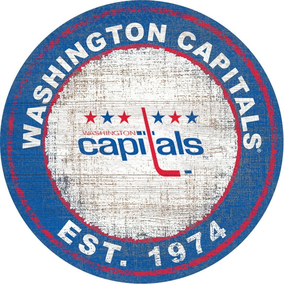 Washington Capitals 24'' Round Heritage Logo Sign