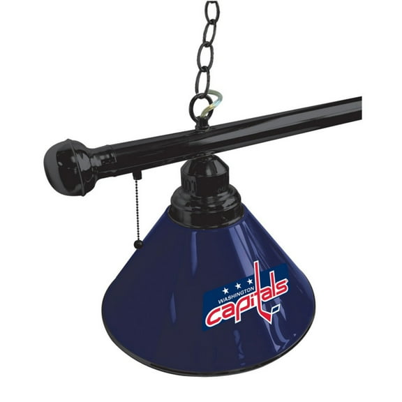 Washington Capitals 3 Shade Billiard Light with Brass Fixture