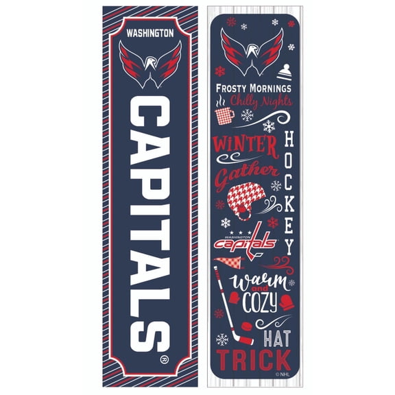 Washington Capitals 47" Double Sided Winter Leaner Fan Sign