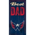 thumbnail image 1 of Washington Capitals 6" x 12" Best Dad Sign, 1 of 1