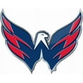 thumbnail image 1 of Washington Capitals Auto Emblem, Aluminum Metal, Embossed Team Color, Raised Decal Sticker, Full Adhesive Backing, 1 of 2