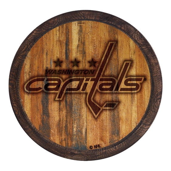 Washington Capitals 21'' x 21'' Faux Barrel Top Sign
