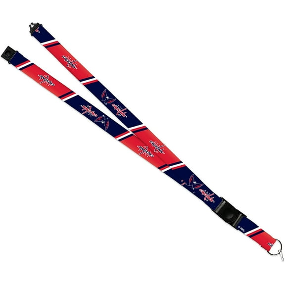 Washington Capitals Lanyard Keychain Safety Breakaway Double Sided