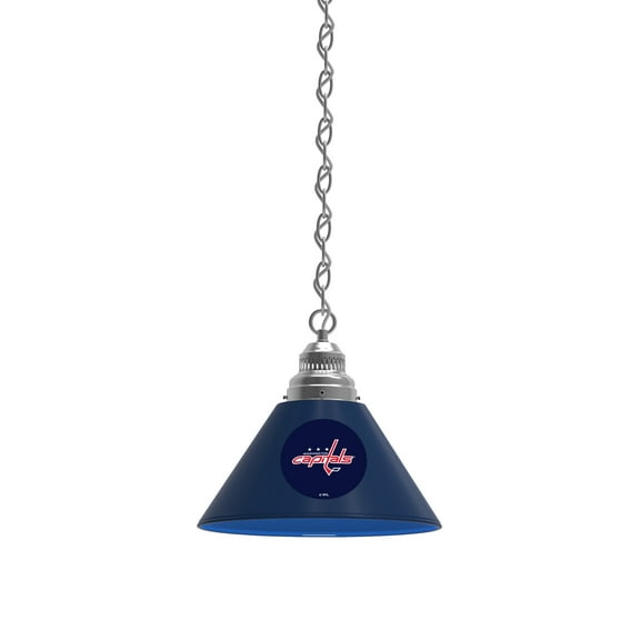 Washington Capitals Pendant Light with Chrome FIxture
