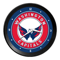 thumbnail image 1 of Washington Capitals: Ribbed Frame Wall Clock, 1 of 5