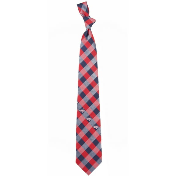 Washington Capitals Woven Poly Check Tie