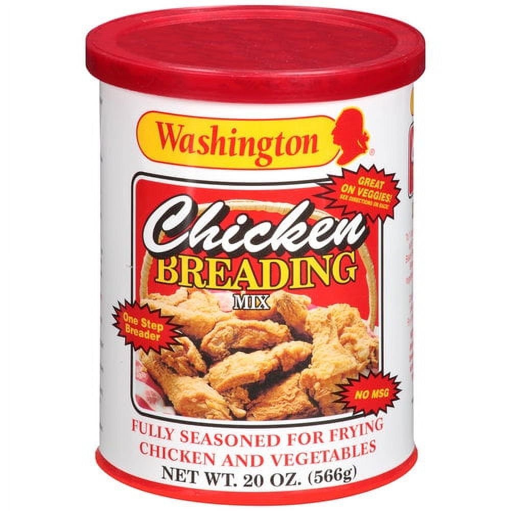 Washington Chicken Breading Mix, Seasoning, 20 oz Canister