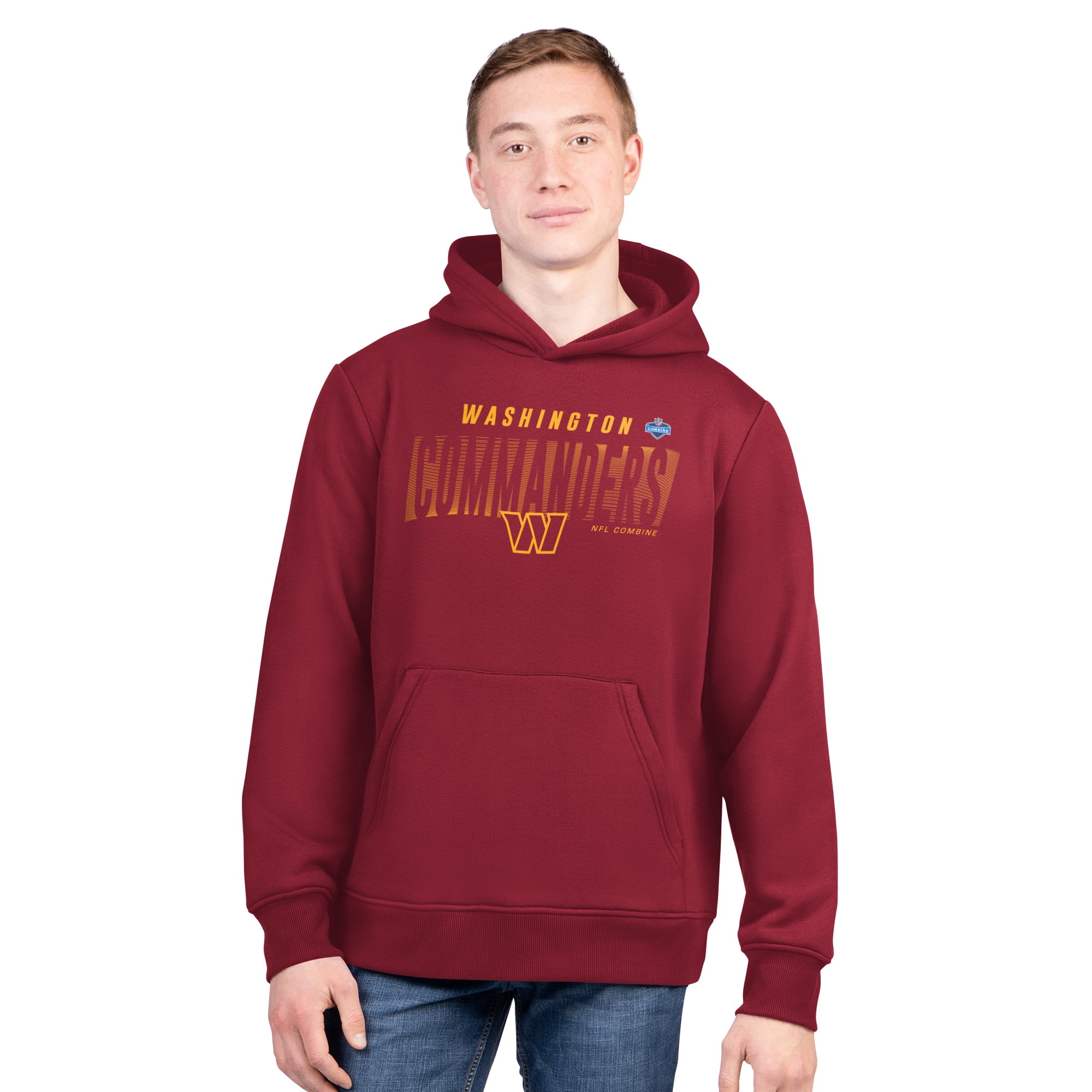Washington Commander Men's NFL Combine Pullover Fleece Hoodie