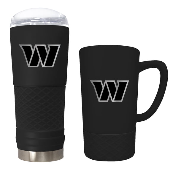 Washington Commanders 24oz. Stealth Draft Tumbler and 15oz. Stealth Jump Mug Set