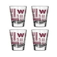 thumbnail image 1 of Logo Brands Washington Commanders 4-Pack 2oz. Shot Glass Set, 1 of 1
