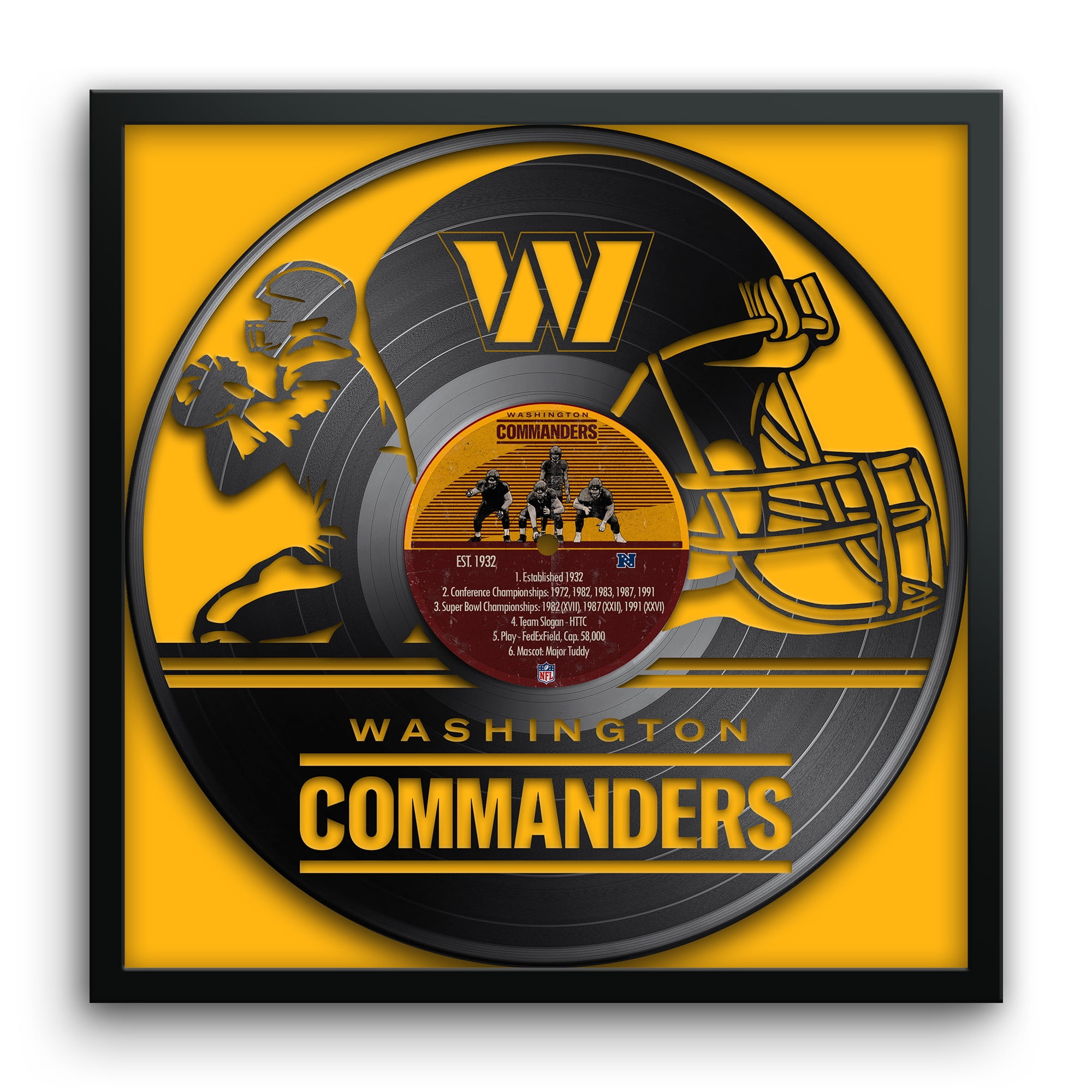Washington Commanders Framed 13