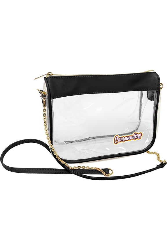 Washington Commanders Hype Stadium Crossbody Clear Bag