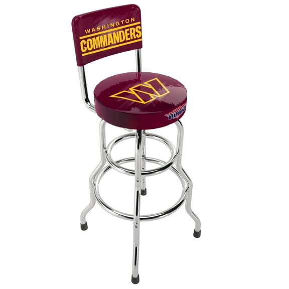 Washington Commanders NFL Blitz High Back Adjustable Swivel Stool, Arcade1Up