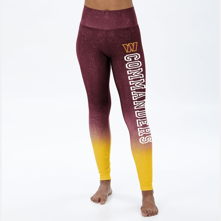 Washington Commanders NFL Women s Distressed Gradient Leggings Walmart