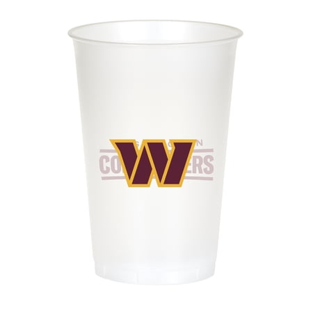 Washington Commanders Plastic Cups, 24 ct