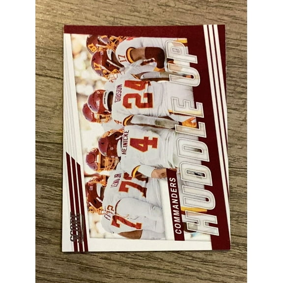 Panini Huddle Up Washington Commanders NFL 2022 Trading Cards