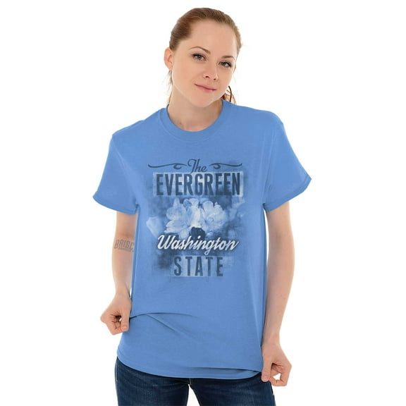 Washington Cute State Flower Souvenir Women's Graphic T Shirt Tees Brisco Brands L