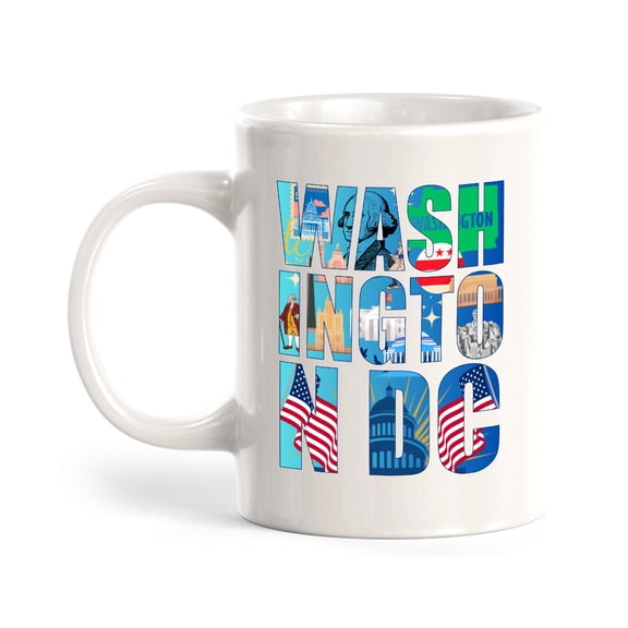 Washington, D.C. 11oz Plastic Coffee Mug | American Cities Coffee Cups