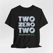 Washington D.C. 202 T-Shirt DC Area Code Crewneck Shirt Retro Adult Tee