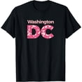 thumbnail image 1 of Washington D.C. Cherry Blossom Background Pattern Festival T-Shirt, 1 of 3