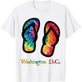 thumbnail image 1 of Washington D.C. Flip Flops Tie Dye T-Shirt, 1 of 3